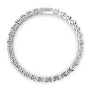 Amalthea Round Cut Diamond Tennis Bracelet Milgrain Bezel (8 ctw) - Nivetta
